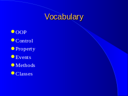 Vocabulary